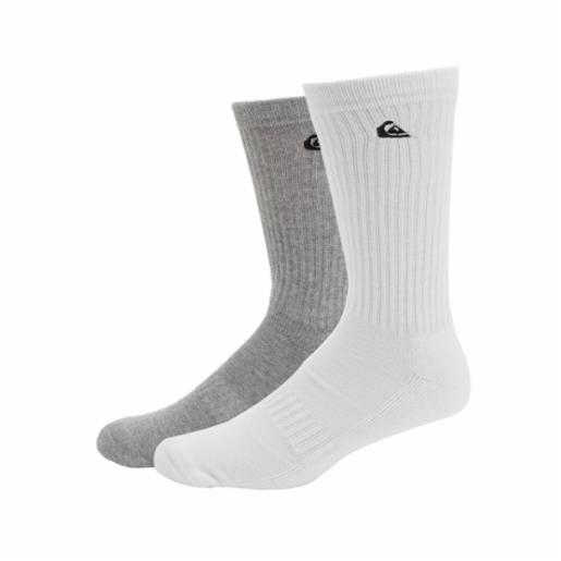 Pack Calcetines Basic Crew White/Blue Quiksilver