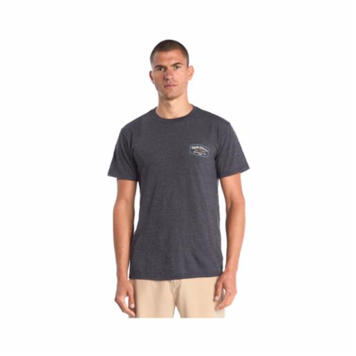 Polera Into Clouds Charcoal Heather Quiksilver