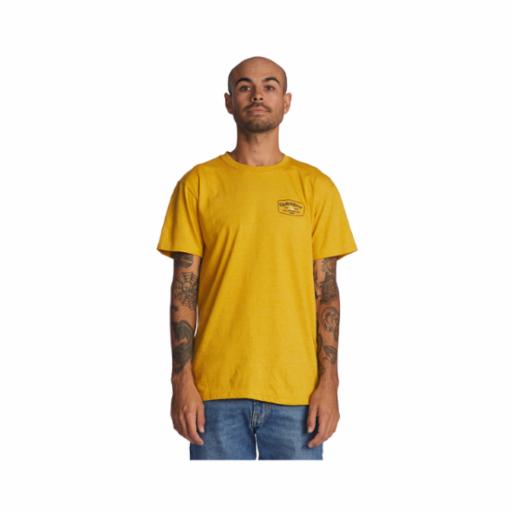 Polera Into Clouds Nugget Gold Heather Quiksilver