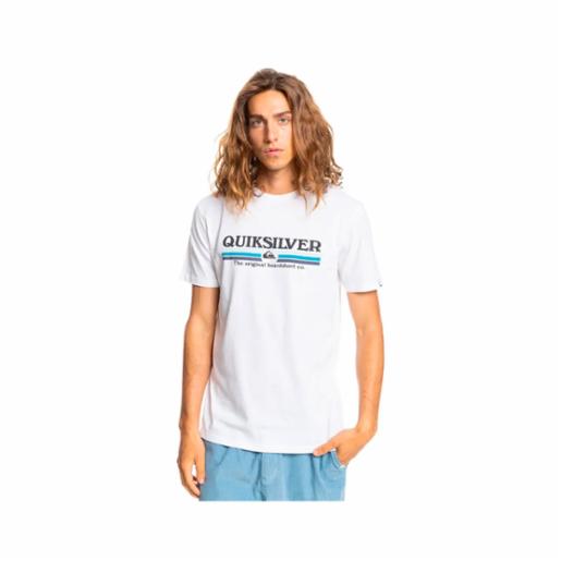 Polera Lined Up White Quiksilver