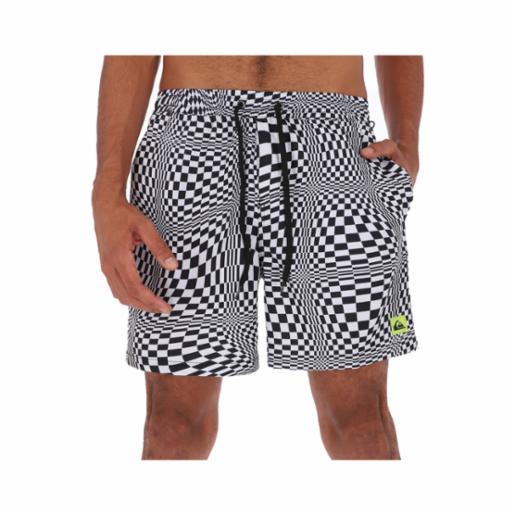 Shorts Volley Quiksilver Rave Wave 17" Snow White