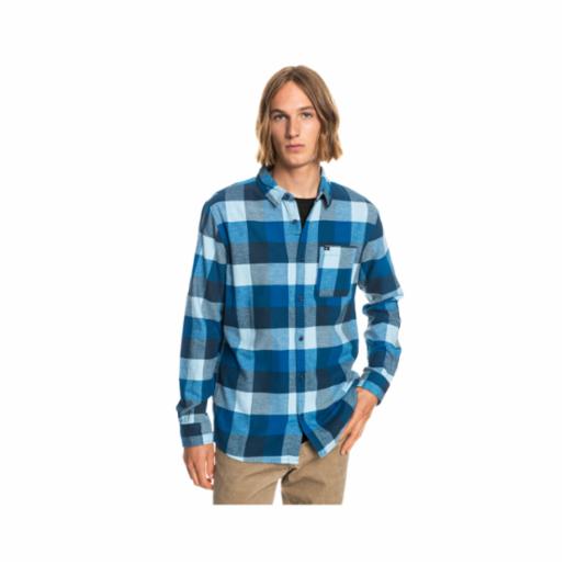 Camisa Motherfly Airy Blue Quiksilver