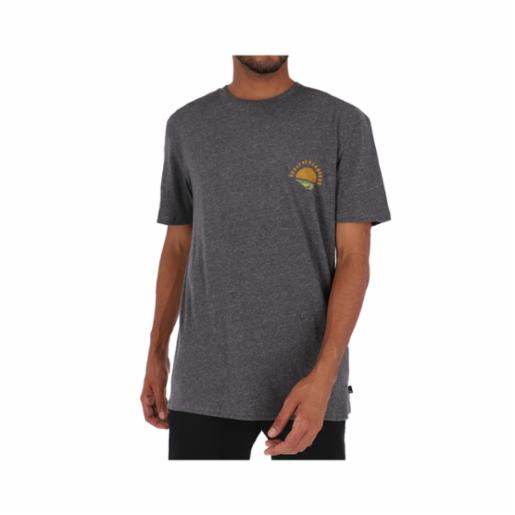 Polera Quiksilver Side Motion Charcoal Heather